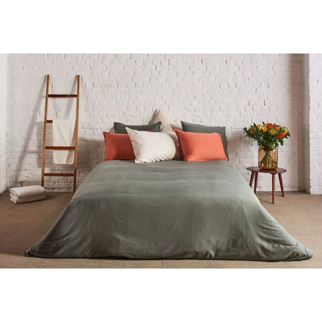 Brushed sateen - forest green