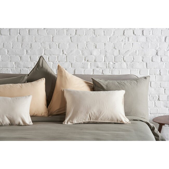 Brushed sateen - green