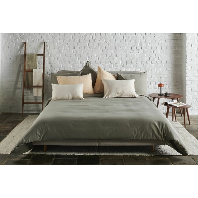 Brushed sateen - green