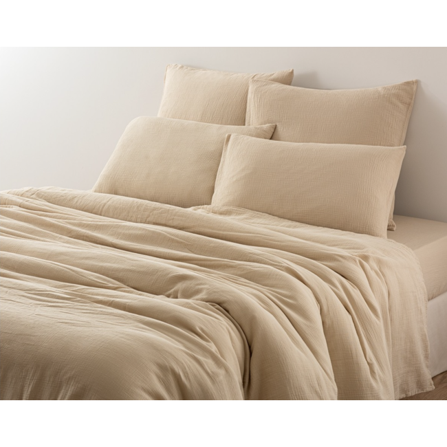 Lasa cocoon double gauze - beige