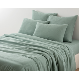 Lasa Home Lasa cocoon double gauze - water green