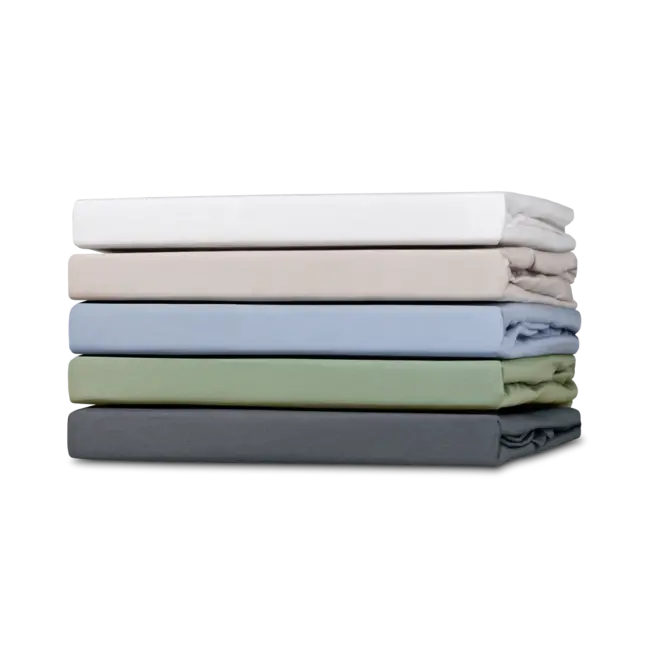 Hoeslaken satin - wit