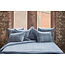 Dekbedovertrek + kussensloop flanel - joss blue