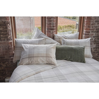 Passion Home Linen Dekbedovertrek + kussensloop flanel - rolf greige