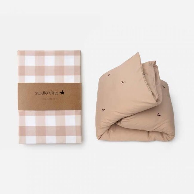 Kersen dekbedovertrek nude