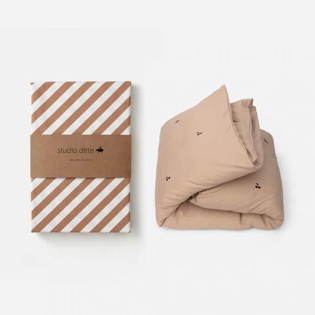 Kersen dekbedovertrek nude