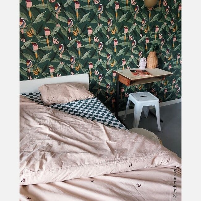 Kersen dekbedovertrek nude