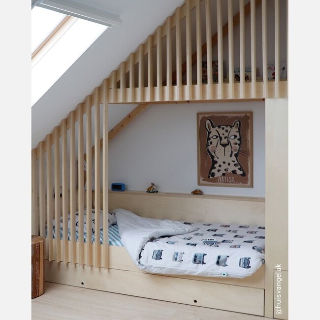 Auto dekbedovertrek licht