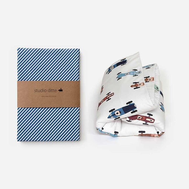 Raceauto dekbedovertrek licht