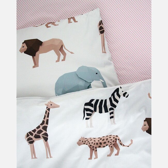 Safari dekbedovertrek licht