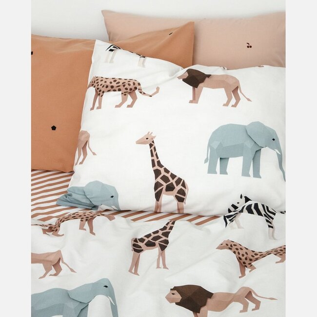 Safari dekbedovertrek licht