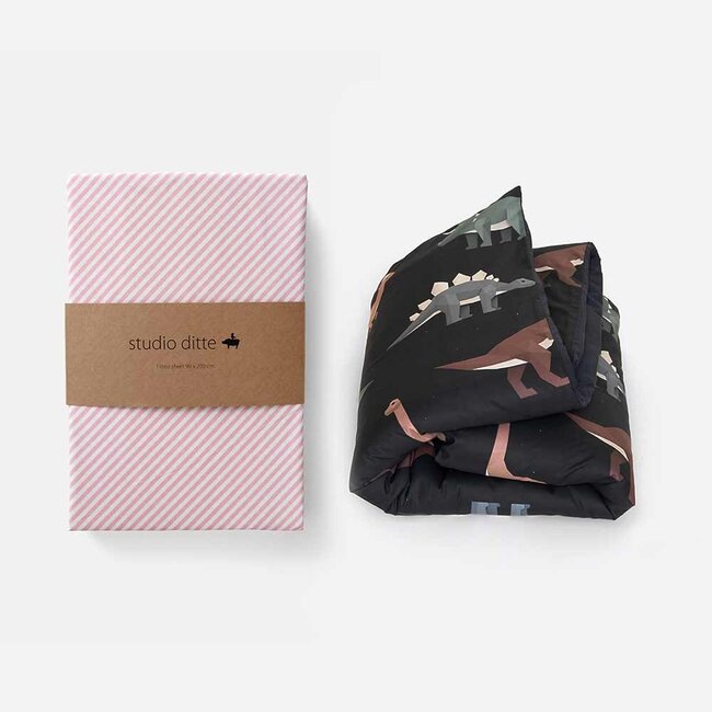 Dinosaurus dekbedovertrek donker