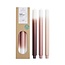 Gradient candles long 30cm - dusty rose