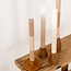 Gradient candles long 30cm - limestone