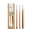 Gradient candles long 30cm - limestone