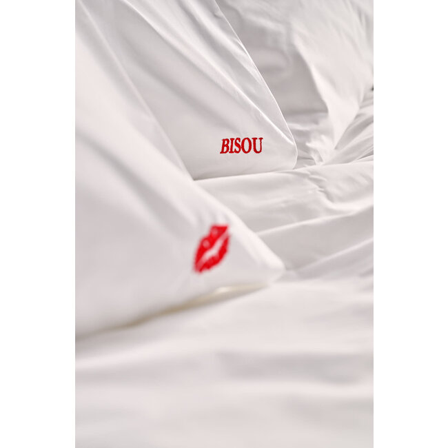 Bisou dekbedovertrek + kussensloop percal katoen