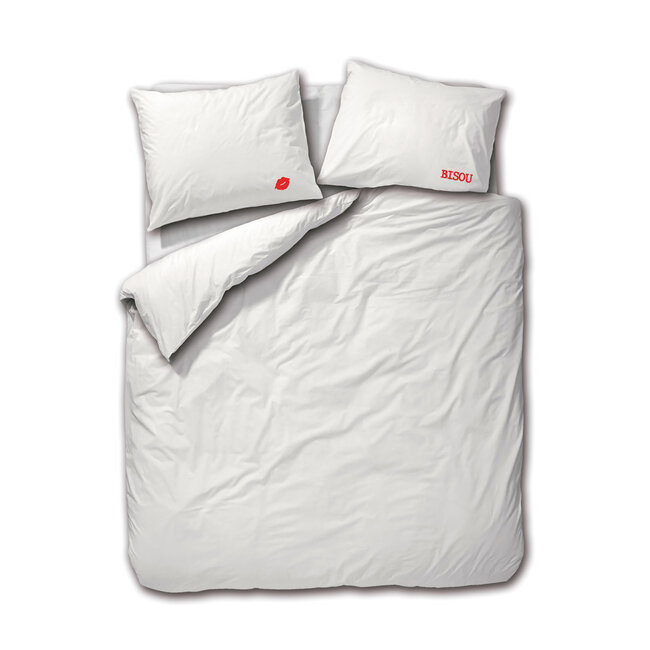 Bisou dekbedovertrek + kussensloop percal katoen