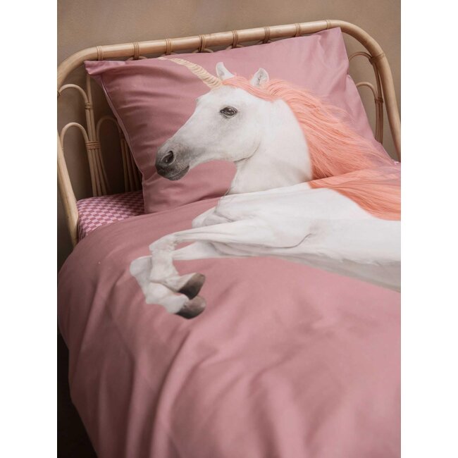 Unicorn dusty pink 140 x 200/220cm + 1 sloop