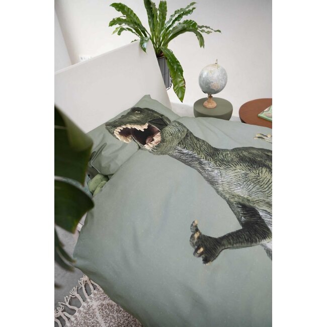 Dino jurassic green 140 x 200/220cm + 1 sloop