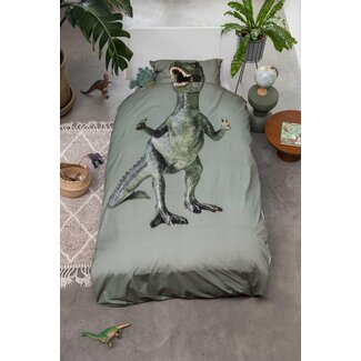 Snurk Dino jurassic green 140 x 200/220cm + 1 sloop