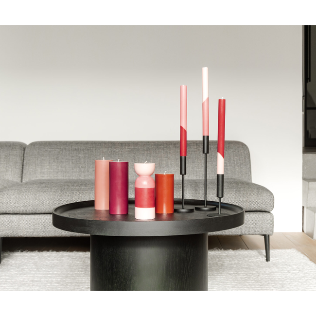 Diagonal candles long 30cm - love