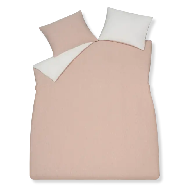 Dekbedovertrek pure 89 (stripe) - sepia pink
