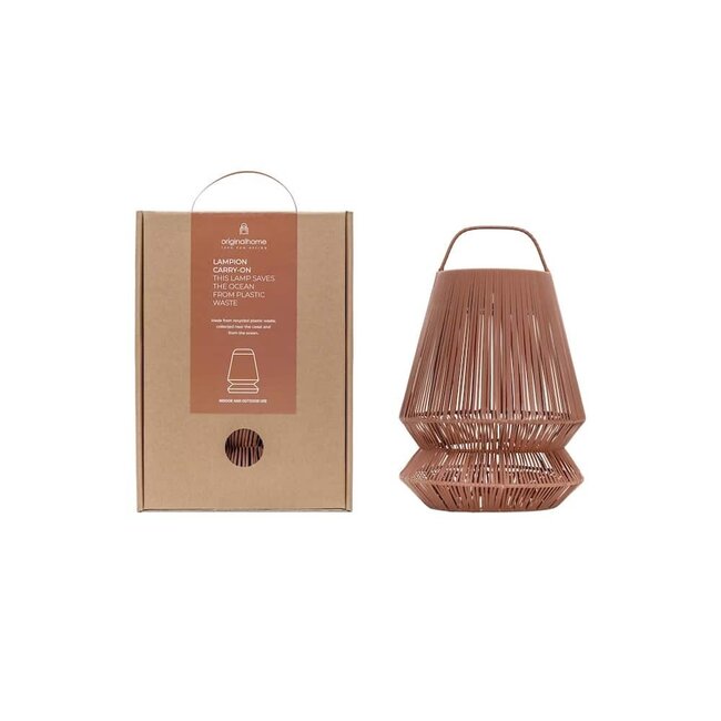 Lampion carry on recycled - terra