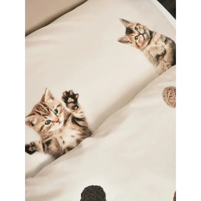Kittens flanel (140x200/220 + 1sloop)