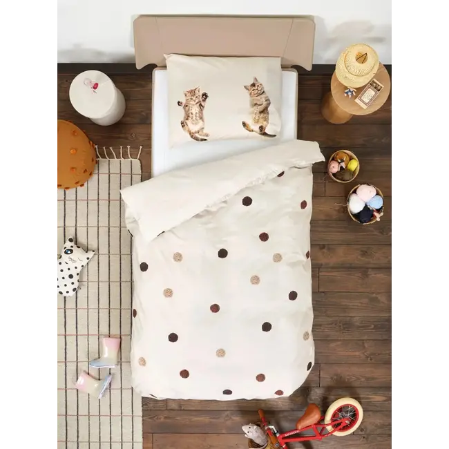 Kittens flanel (140x200/220 + 1sloop)