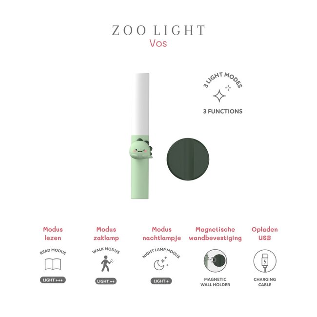 Zoo light - dino green
