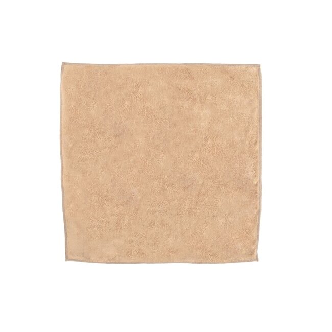 Handdoek microvezel - sand (2st 50x50 cm)