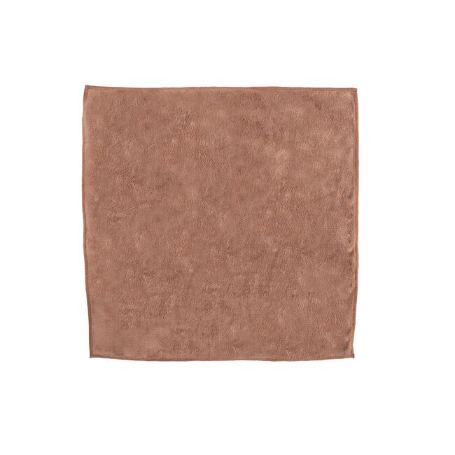Handdoek microvezel - cognac (2st 50x50 cm)