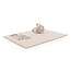 Afwas droogmat microvezel - sand (45x55 cm)