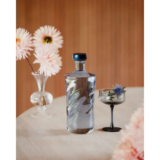 Swirl glas coupe glass - midnight