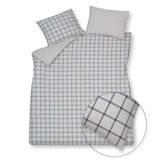 Vandyck DBO Dundee flanel - blue ink (240x200/220 +2slopen)