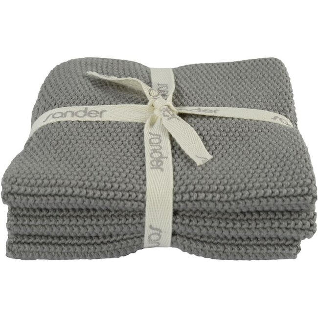 Allstars vaatdoek (set van 3 stuks) - middengrijs (fb 46)