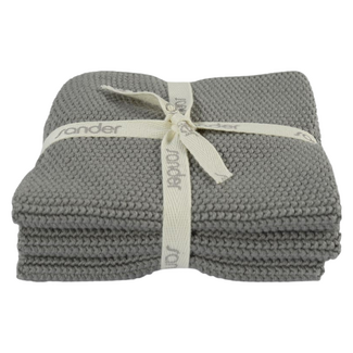 Sander Allstars vaatdoek (set van 3 stuks) - tin (fb 46)