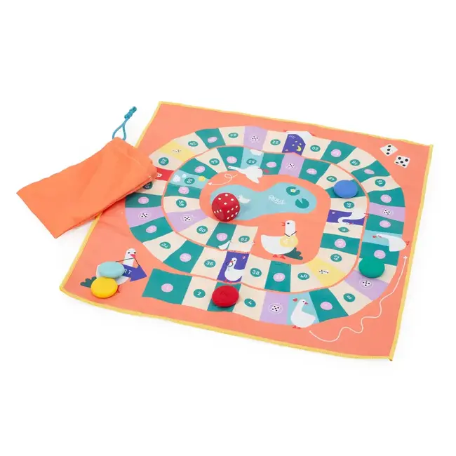 2-in-1 travel game - game of the goose