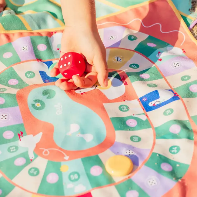 2-in-1 travel game - game of the goose