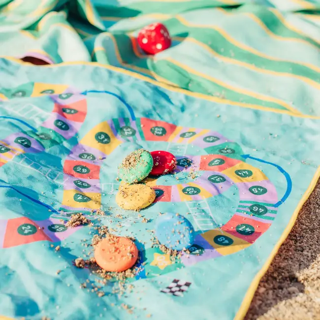 2-in-1 travel game - game of the goose