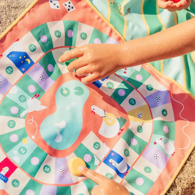 2-in-1 travel game - game of the goose