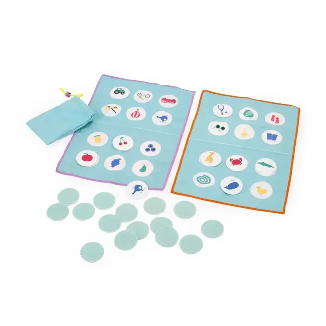 2-in-1 travel game - bingo & lotocolor