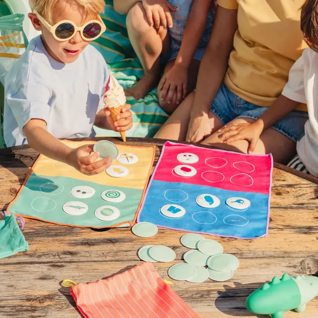 2-in-1 travel game - bingo & lotocolor