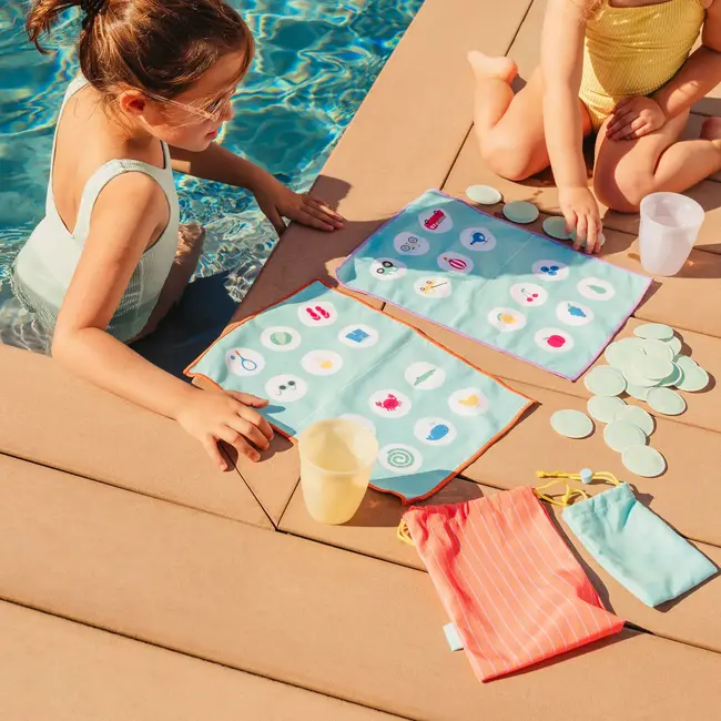 2-in-1 travel game - bingo & lotocolor