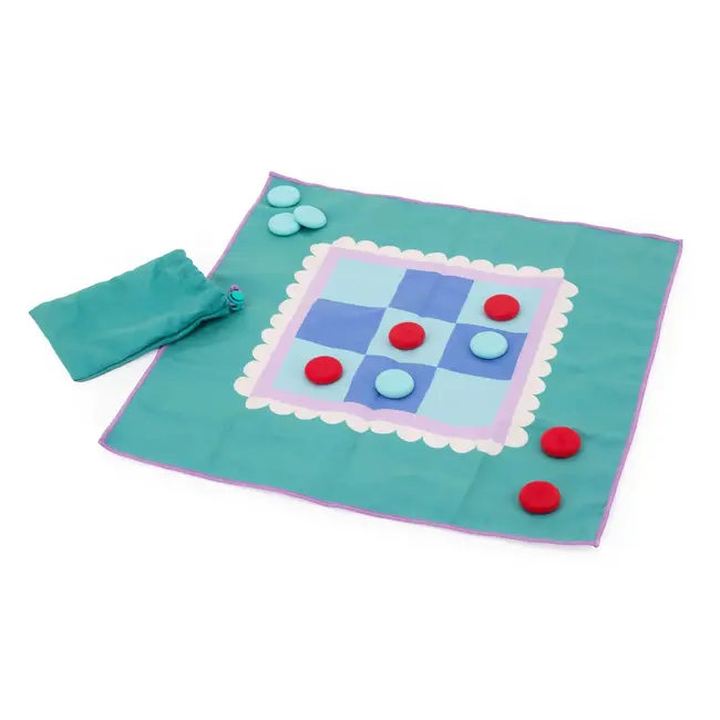 2-in-1 travel game - horse game & tic tac toe