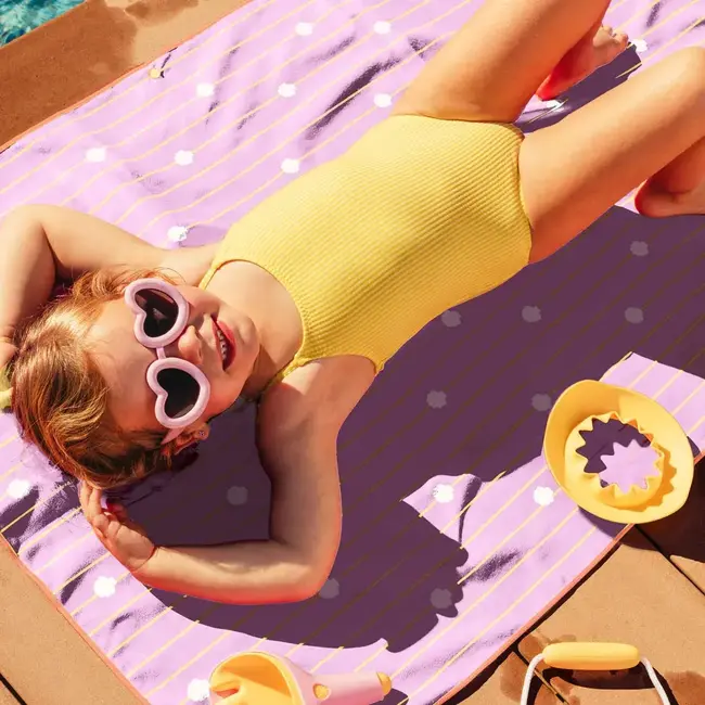 Play towel 140x70 cm - doll house