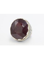 Bague en argent avec Robijn