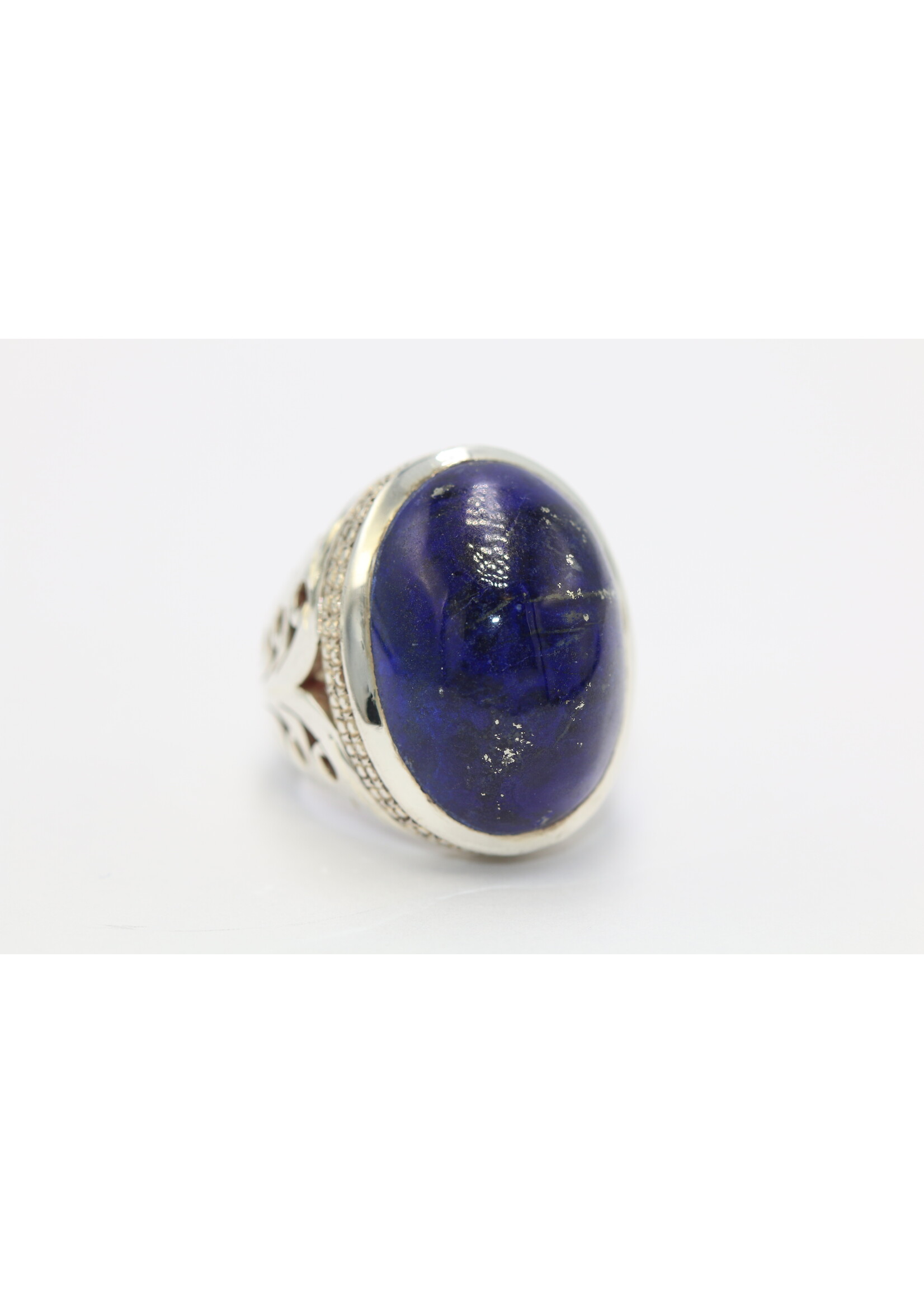Bague en argent 925 sertie de Lapis lazuli naturel