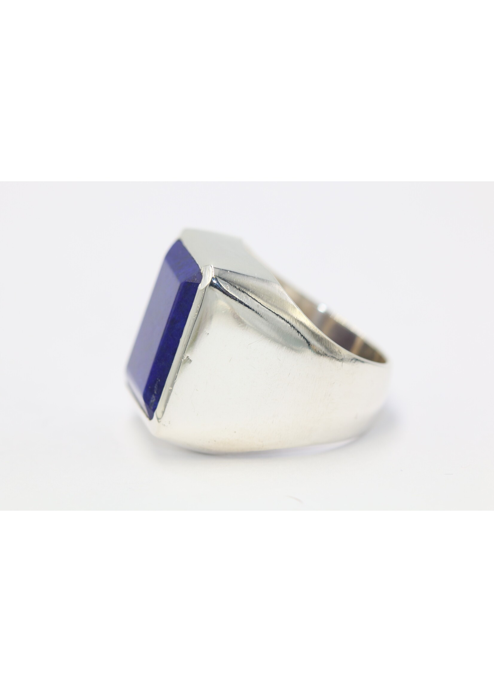 Bague en argent 925 sertie de Lapis lazuli naturel