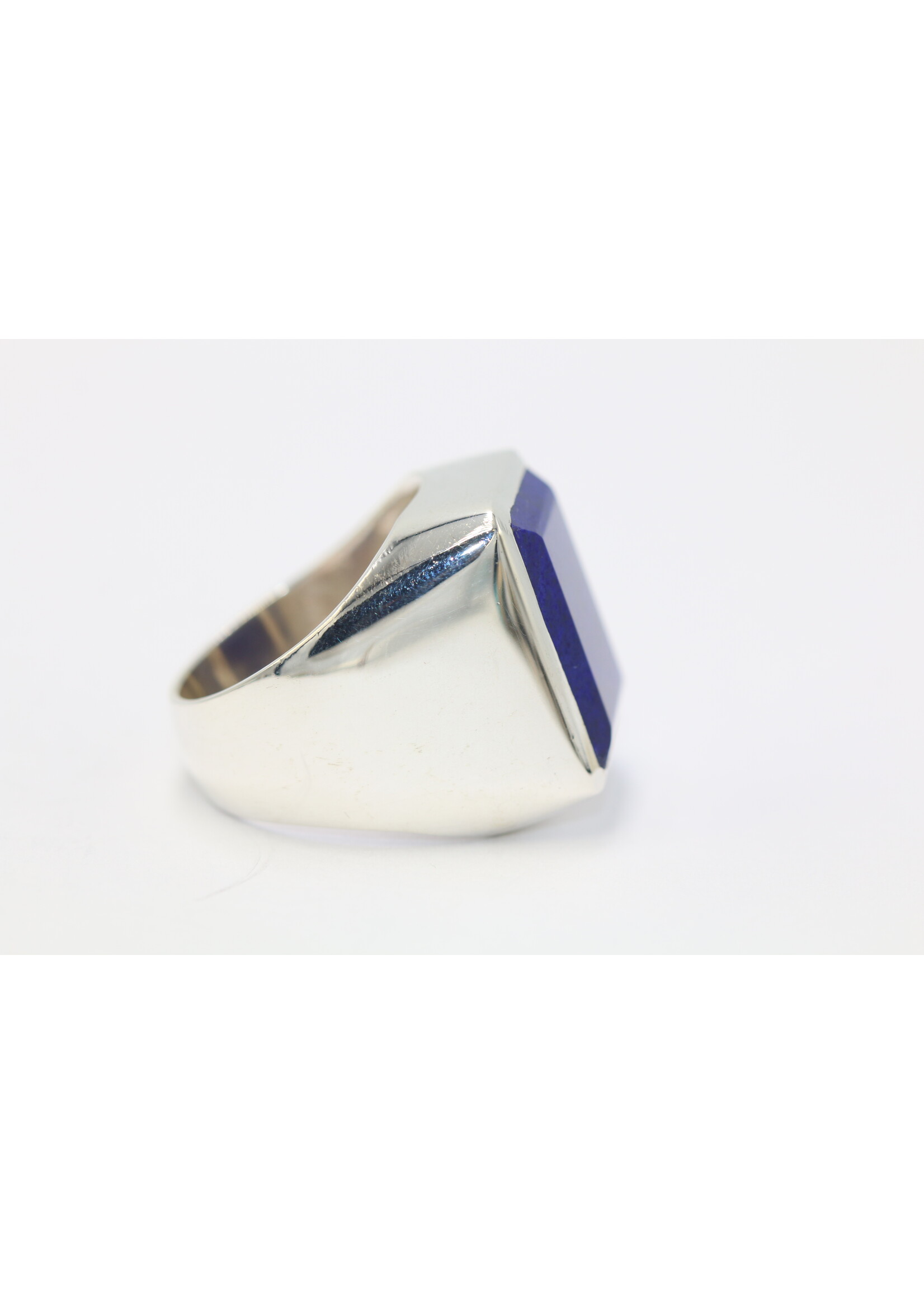 Bague en argent 925 sertie de Lapis lazuli naturel